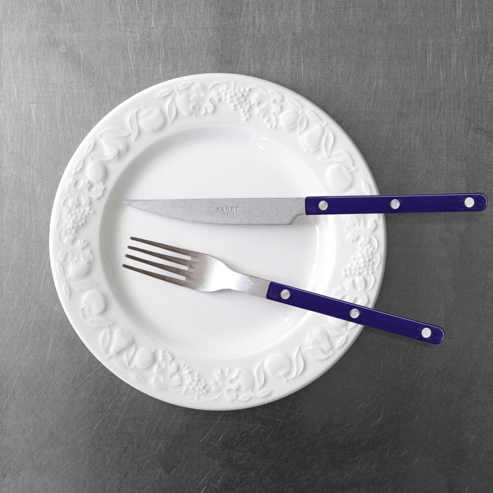Bistrot Vintage Solid, Navy blue - Dinner fork - Image 4
